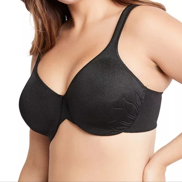 Live It Up 2-Ply Seamless Underwire Comfort Bra 3353 BLACK - Picture 1 of 9